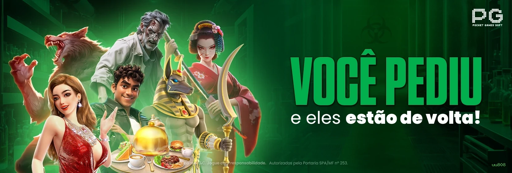 Bônus exclusivos membros VIP uu808